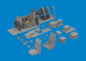 Mehr über den Artikel erfahren P-51 B | Malcolm Hood canopy cockpit | 6481032 | eduard 1:48