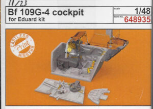 Mehr über den Artikel erfahren Bf 109G-4 Cockpit | Brassin Print | eduard 648935 | 1:48