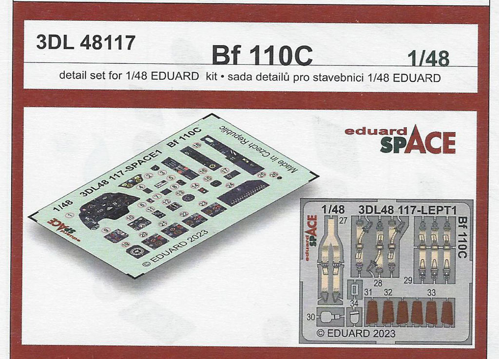 Mehr über den Artikel erfahren Bf 110C | SPACE | eduard 3DL48117 | 1:48