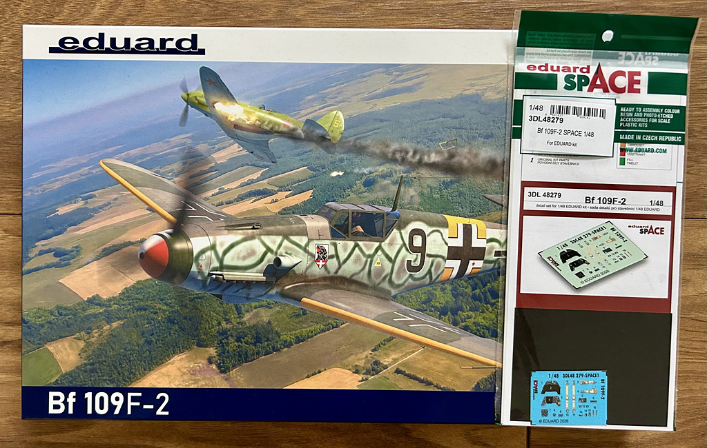 Du betrachtest gerade Bf 109F-2 + SPACE SET | Weekend | eduard 84212 / 3DL48279 | 1:48